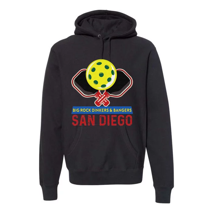 San Diego Pickleball for Pickleball Player Or Pickleball Fan Premium Hoodie