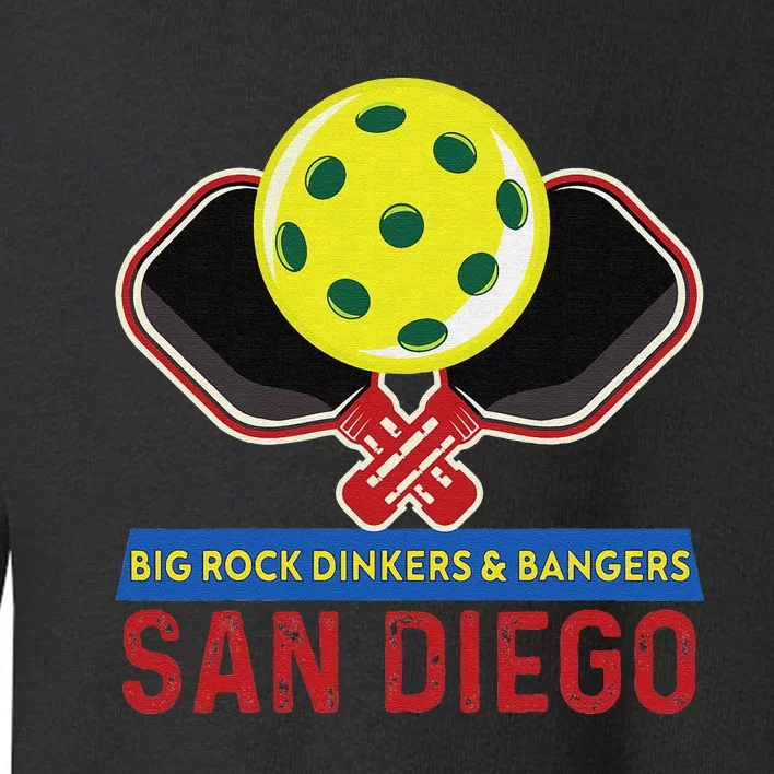 San Diego Pickleball for Pickleball Player Or Pickleball Fan Toddler Sweatshirt