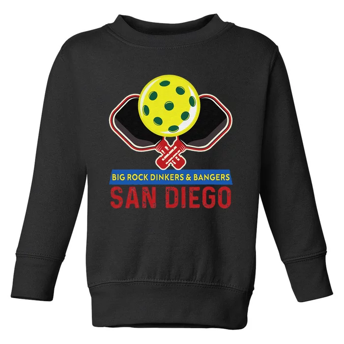 San Diego Pickleball for Pickleball Player Or Pickleball Fan Toddler Sweatshirt