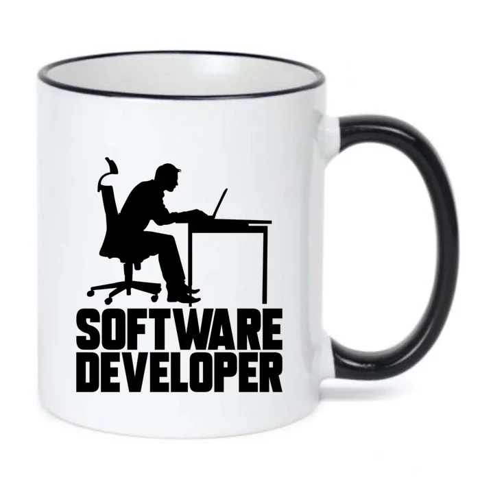 Software Developer Programmer Computer Engineer Coder Gift Black Color Changing Mug