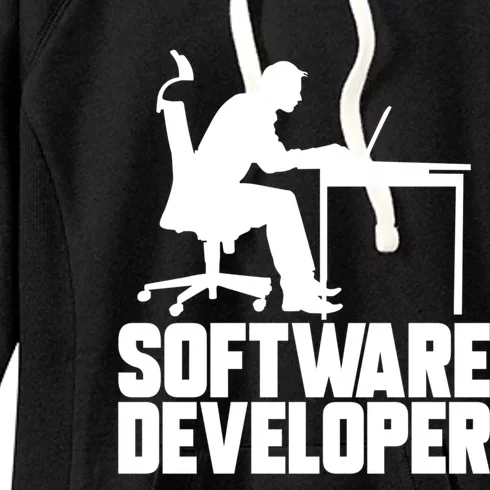 Software Developer Programmer Computer Engineer Coder Gift Women's Fleece Hoodie