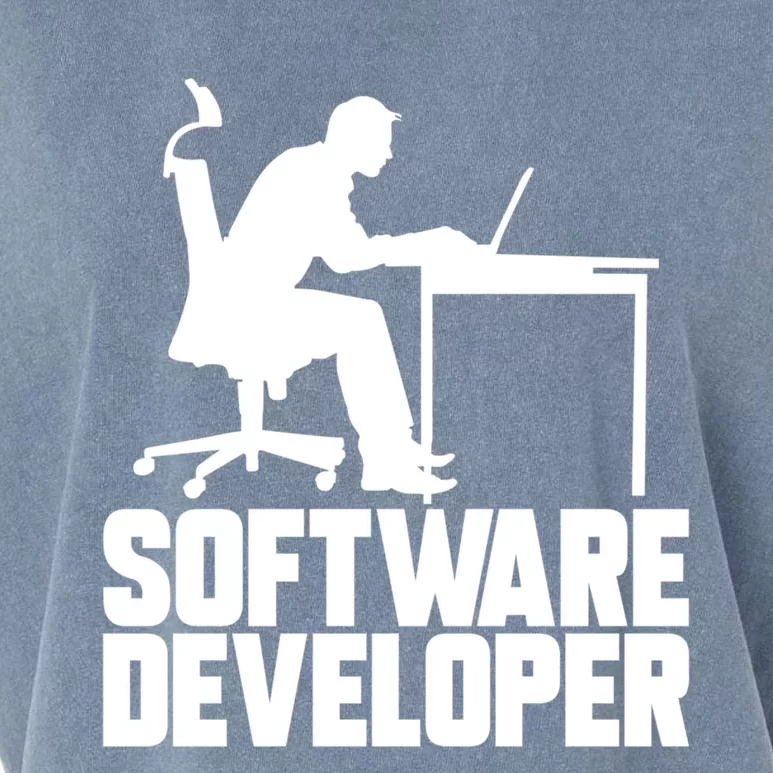 Software Developer Programmer Computer Engineer Coder Gift Garment-Dyed Women's Muscle Tee