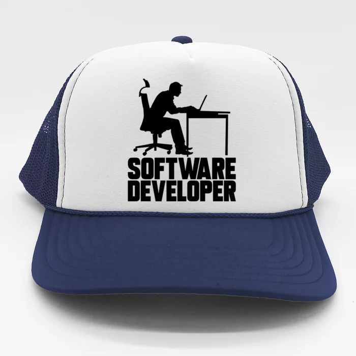 Software Developer Programmer Computer Engineer Coder Gift Trucker Hat