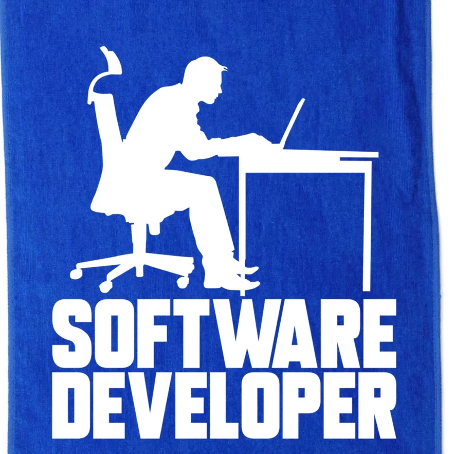 Software Developer Programmer Computer Engineer Coder Gift Platinum Collection Golf Towel