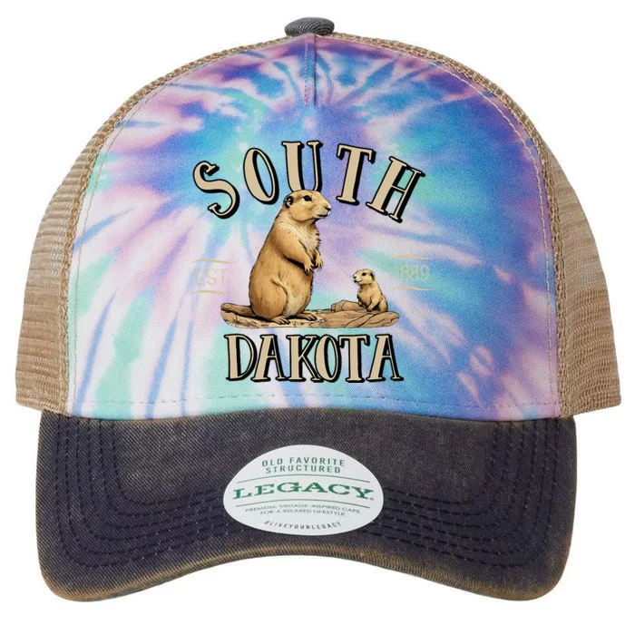 South Dakota Prairie Dogs Legacy Tie Dye Trucker Hat