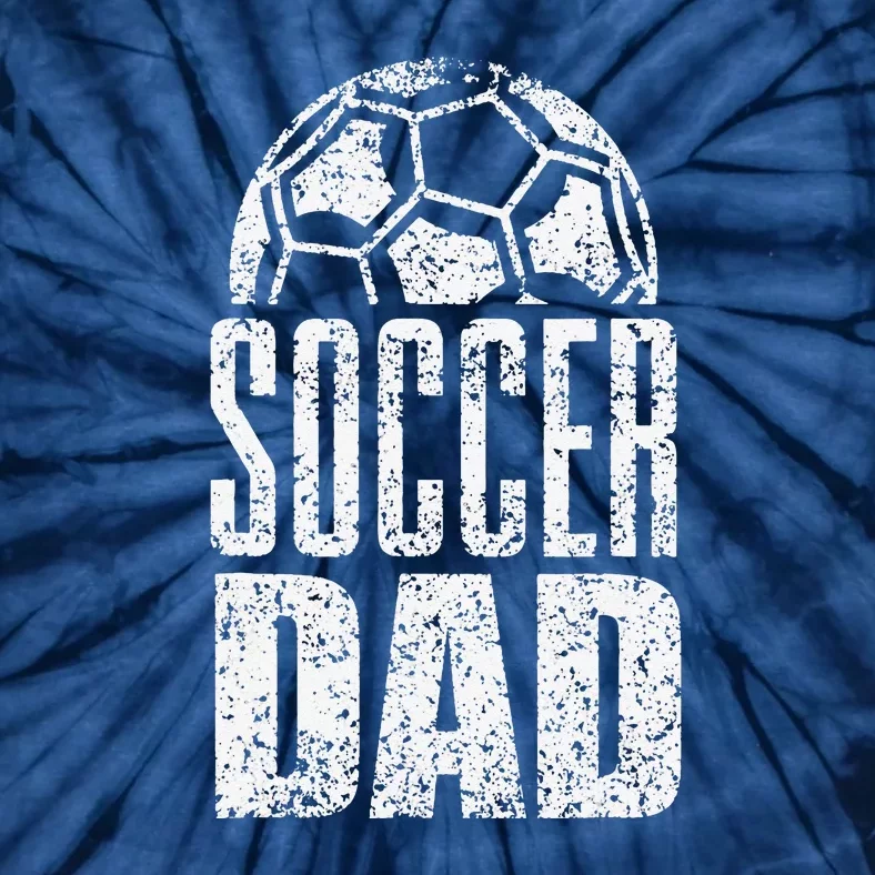 Soccer Dad Player Daddy Father Day Tie-Dye T-Shirt