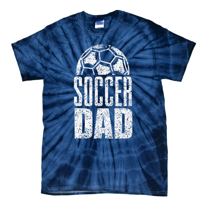 Soccer Dad Player Daddy Father Day Tie-Dye T-Shirt