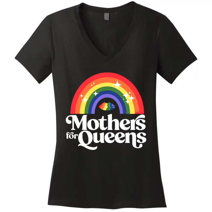 Support Drag Queens And Lgbtq Women's V-Neck T-Shirt