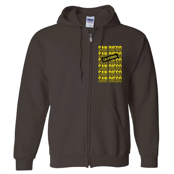 San Diego Repeat Full Zip Hoodie