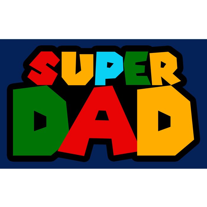 Super Dad Retro Gift Bumper Sticker