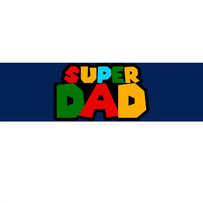 Super Dad Retro Gift Bumper Sticker