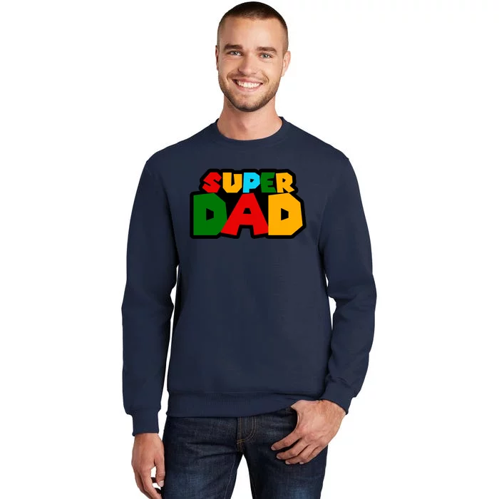 Super Dad Retro Gift Tall Sweatshirt