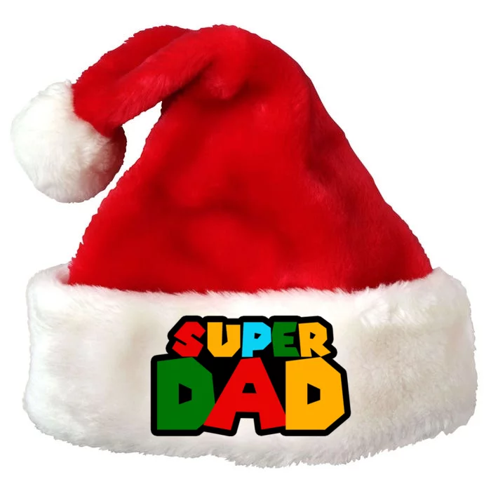 Super Dad Retro Gift Premium Christmas Santa Hat