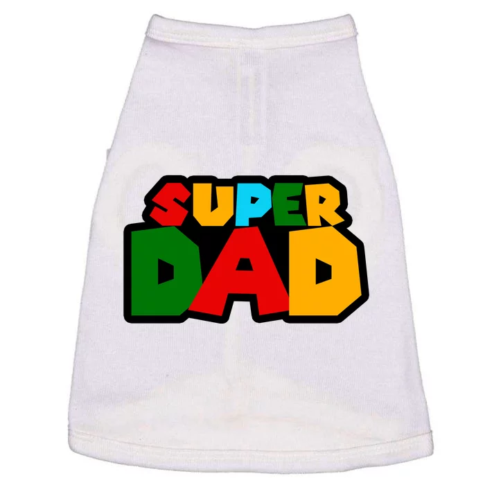 Super Dad Retro Gift Doggie Tank