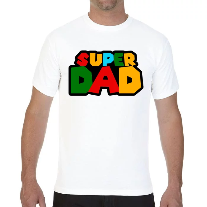 Super Dad Retro Gift Comfort Colors T-Shirt