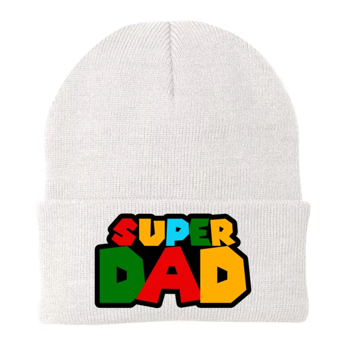 Super Dad Retro Gift Knit Cap Winter Beanie