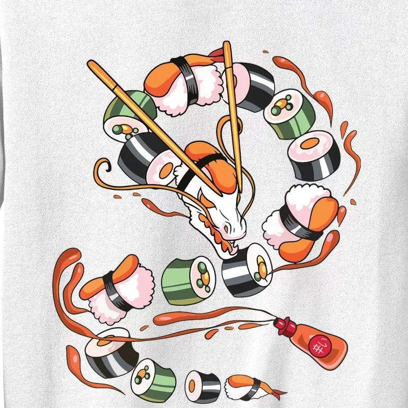 Sushi Dragon Roll Japanese Food Kawaii Dragon Anime Sushi Sweatshirt