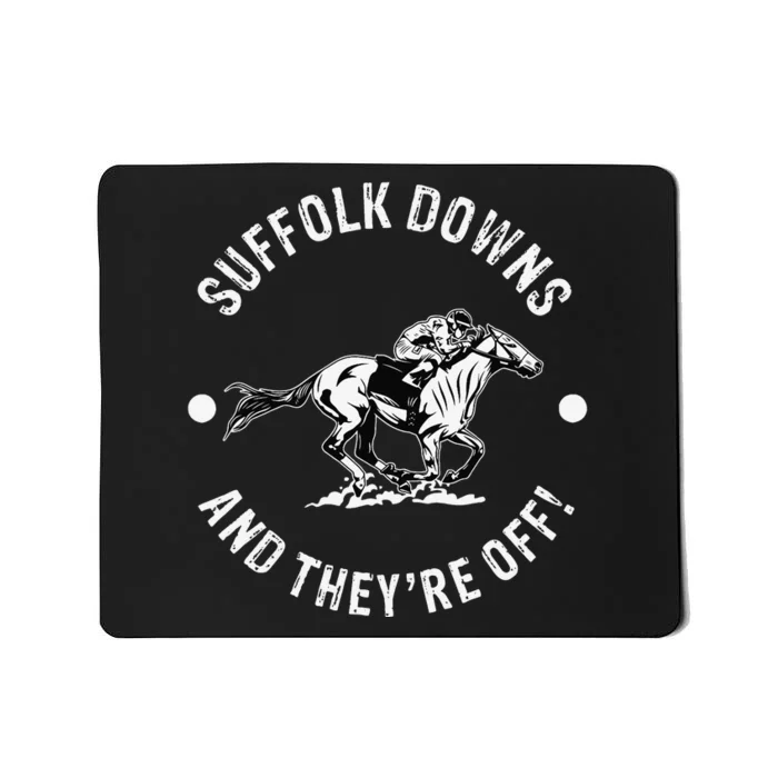 Suffolk Downs Racetrack Horse Racing Fan Equestrian MA Derby Mousepad