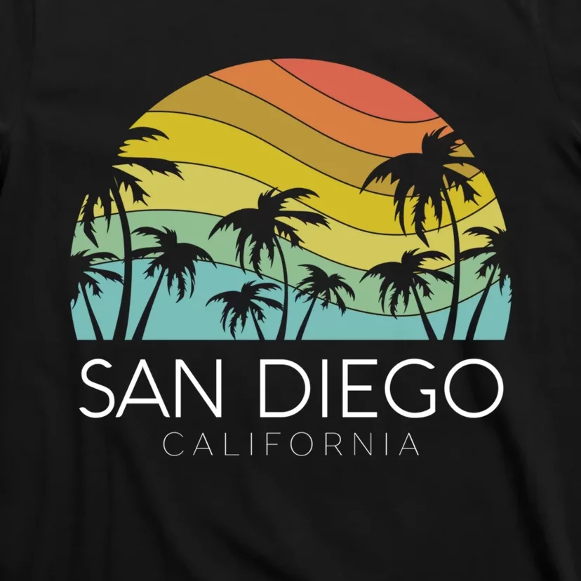 San Diego Retro California La Jolla Oceanside Carlsbad Poway T-Shirt