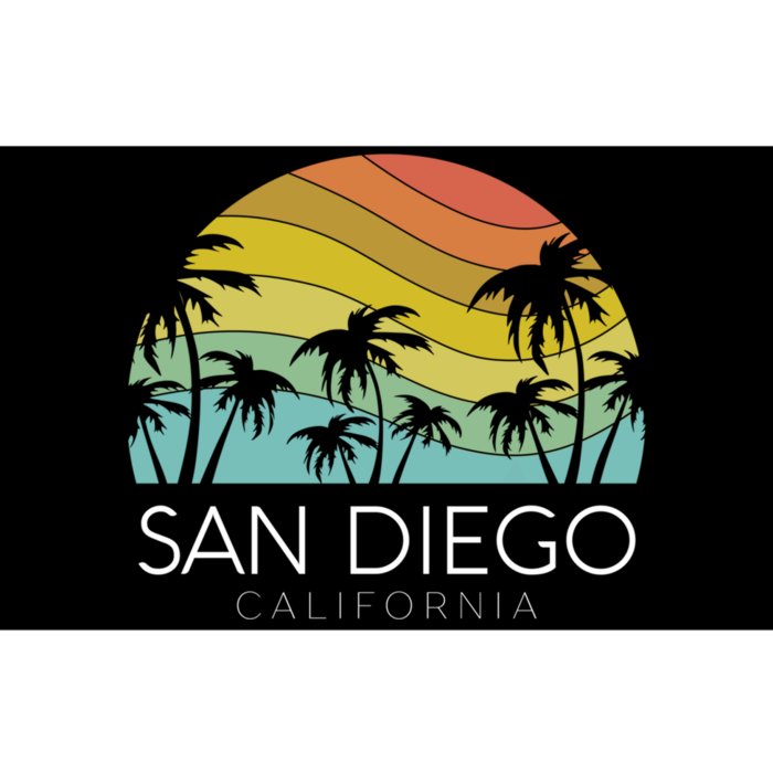 San Diego Retro California La Jolla Oceanside Carlsbad Poway Bumper Sticker