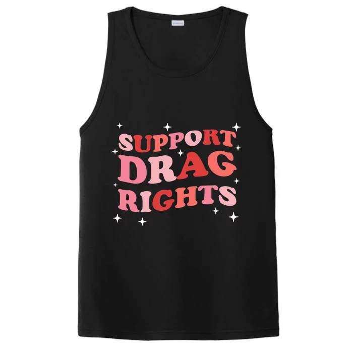 Support Drag Rights Drag Show Supporter Sassy Drag Queen Performance Tank