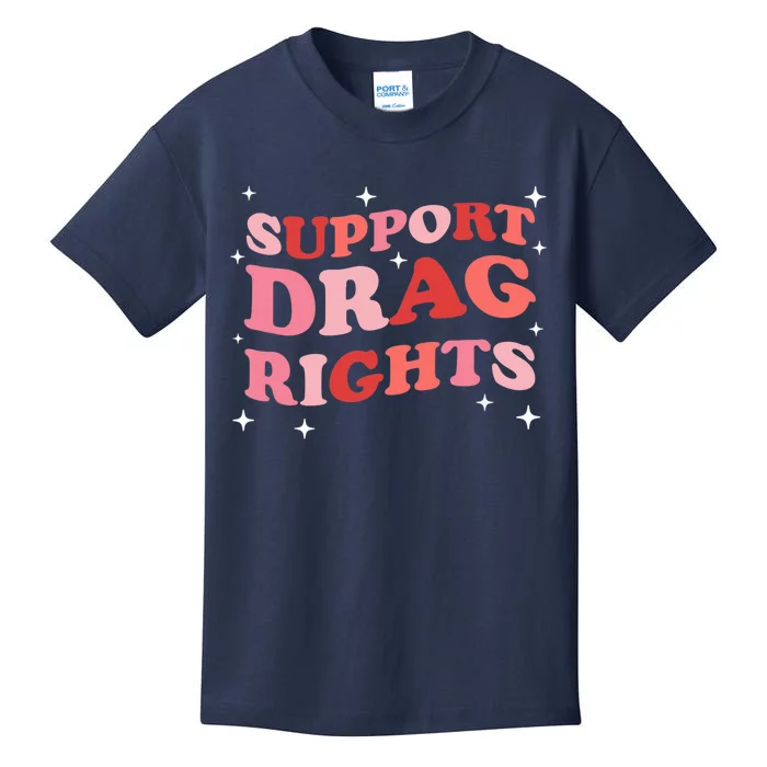 Support Drag Rights Drag Show Supporter Sassy Drag Queen Kids T-Shirt