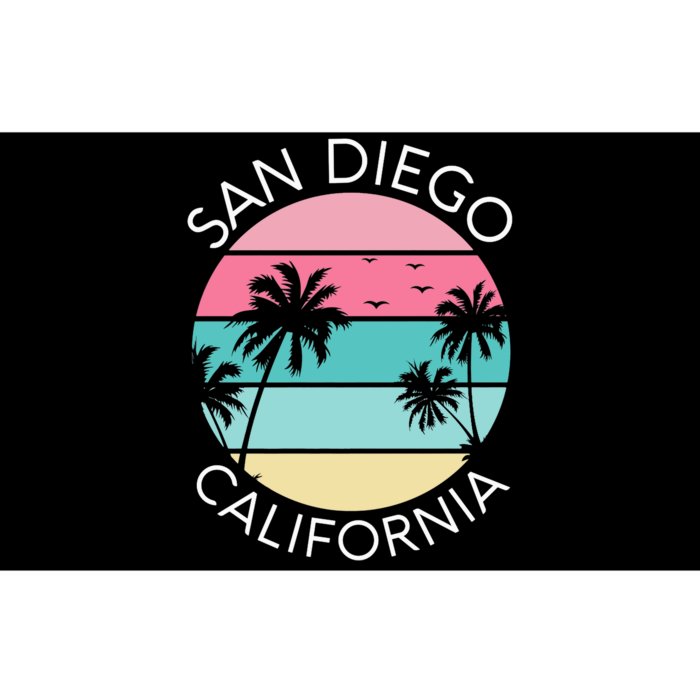 San Diego Retro California Surf Beach SD La Jolla Oceanside Premium Bumper Sticker