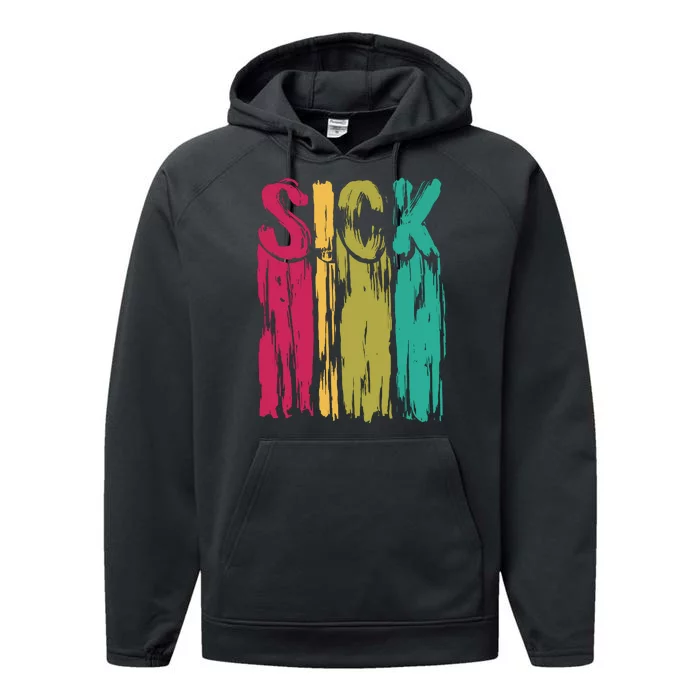 Sick Drip Retro Performance Fleece Hoodie