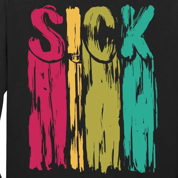 Sick Drip Retro Tall Long Sleeve T-Shirt