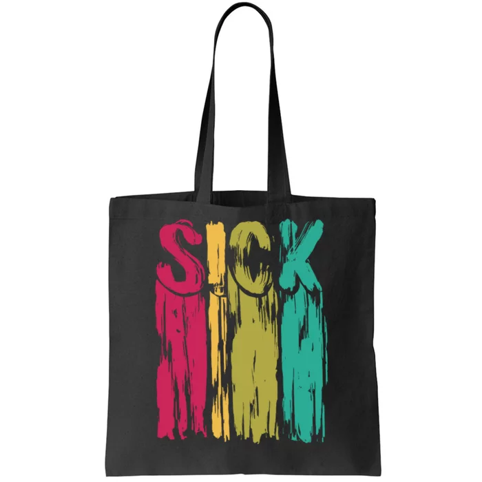 Sick Drip Retro Tote Bag