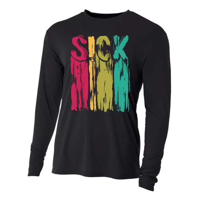 Sick Drip Retro Cooling Performance Long Sleeve Crew