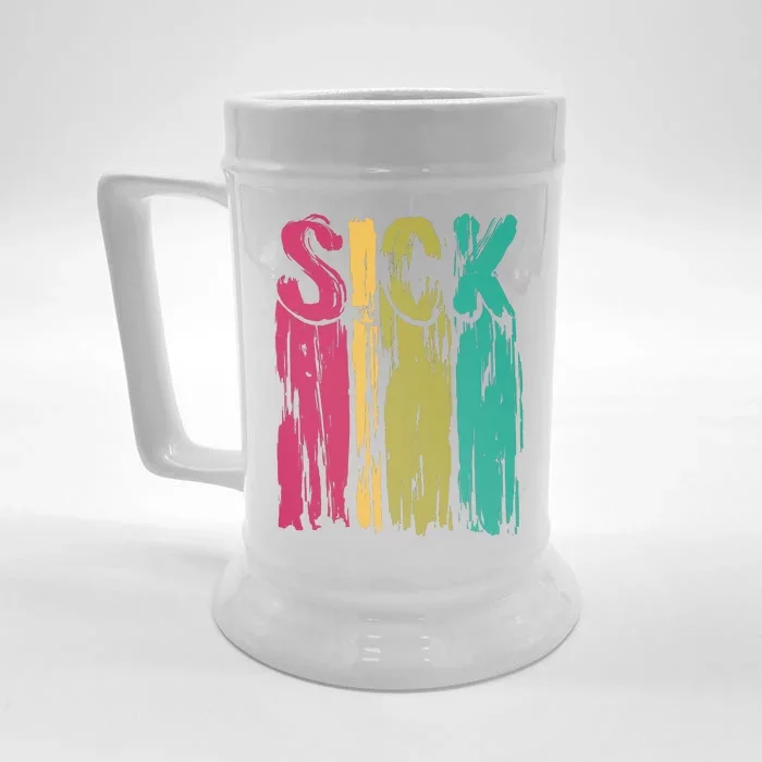 Sick Drip Retro Front & Back Beer Stein