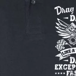 Street Drag Racing Dad Like A Regular Dad Just Cooler Softstyle Adult Sport Polo