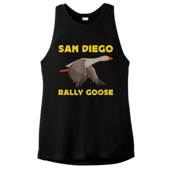 San Diego Rally Goose Ladies Tri-Blend Wicking Tank