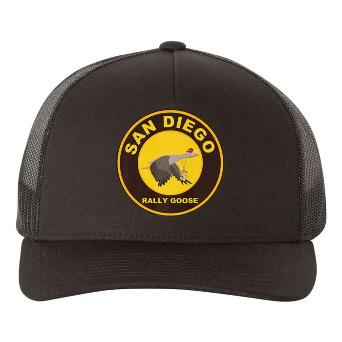 San Diego Rally Goose Bling Circle Yupoong Adult 5-Panel Trucker Hat