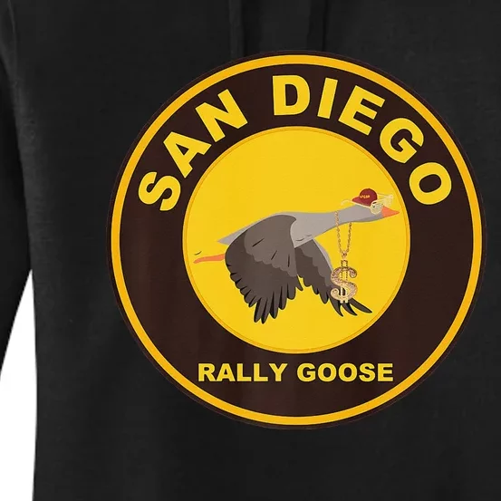 San Diego Rally Goose Bling Circle Women's Pullover Hoodie