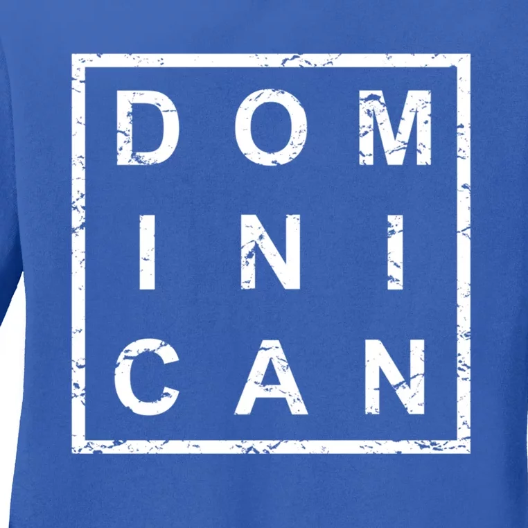 Stylish Dominican Republic Gift Ladies Long Sleeve Shirt