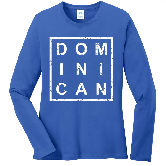 Stylish Dominican Republic Gift Ladies Long Sleeve Shirt