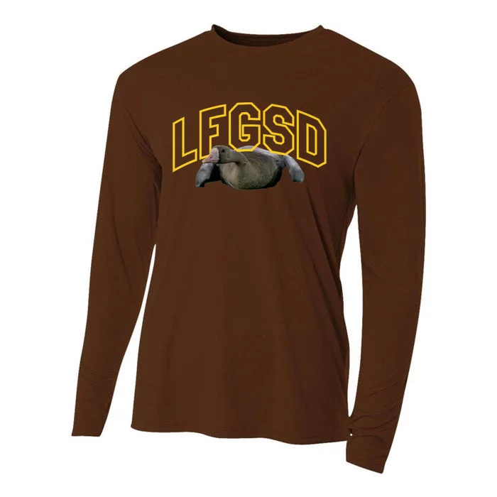 San Diego Rally Goose LFGSD Baseball Cooling Performance Long Sleeve Crew