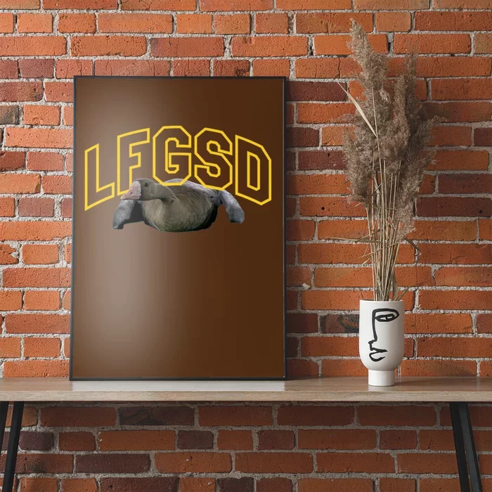 San Diego Rally Goose LFGSD Baseball Poster