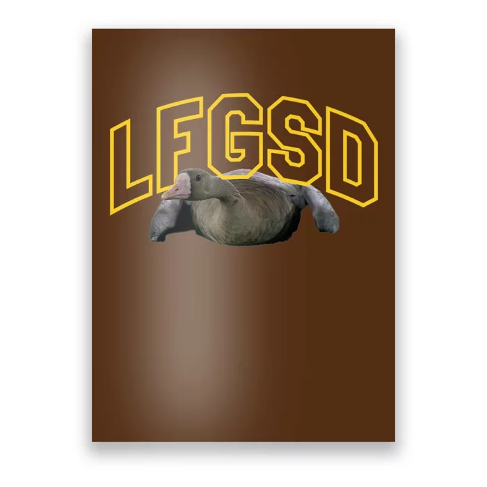 San Diego Rally Goose LFGSD Baseball Poster