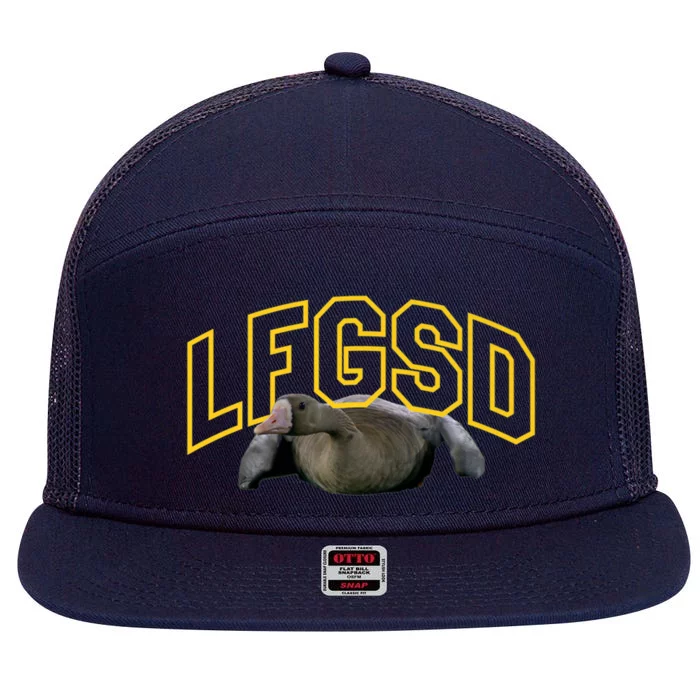 San Diego Rally Goose LFGSD Baseball 7 Panel Mesh Trucker Snapback Hat