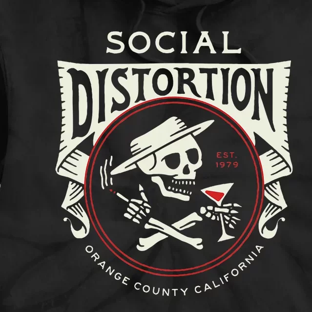 Social Distortion Skelly Circle Tie Dye Hoodie