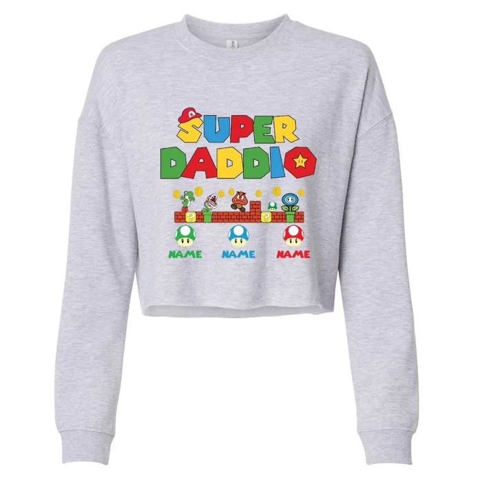 Super Daddio Cropped Pullover Crew