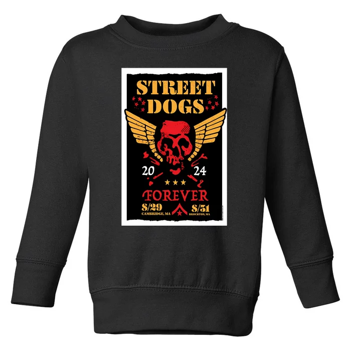 Street Dogs Show At The Middle East Downstairs On Aug 29 2024 Poster Toddler Sweatshirt