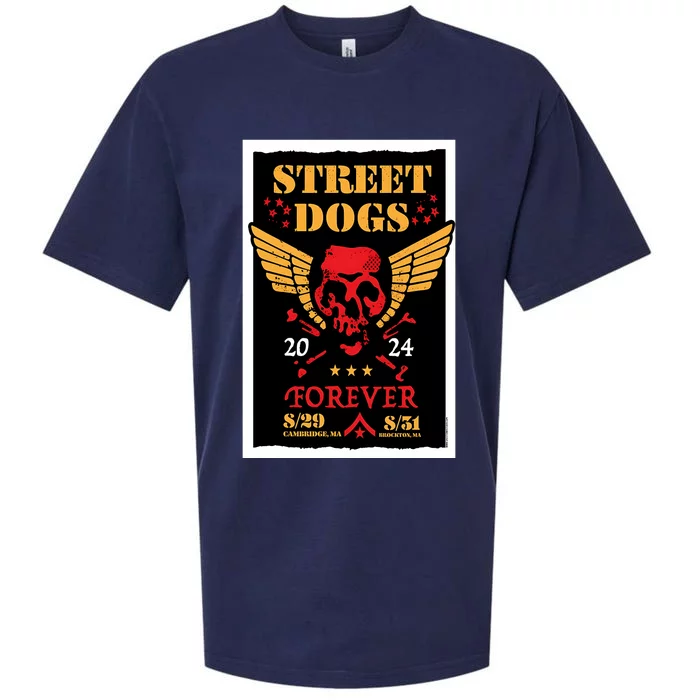 Street Dogs Show At The Middle East Downstairs On Aug 29 2024 Poster Sueded Cloud Jersey T-Shirt