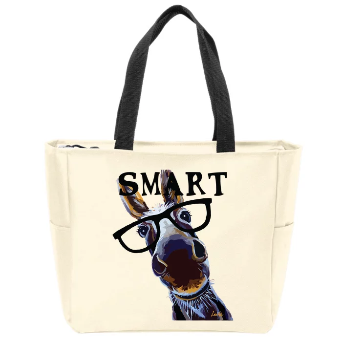 Smart Donkey Smart Donkey Zip Tote Bag