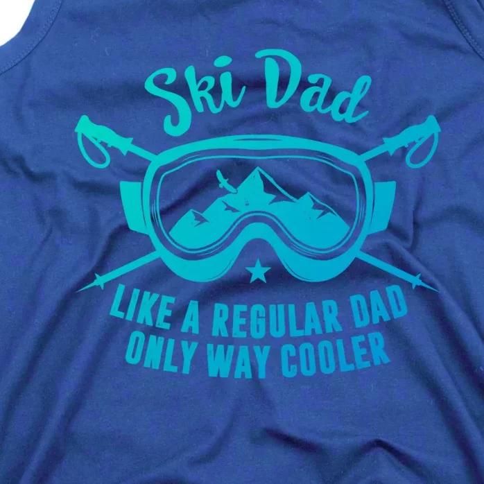 Ski Dad Sweater Fathers Day Daddy Papa Grandpa Cooler Gift Tank Top