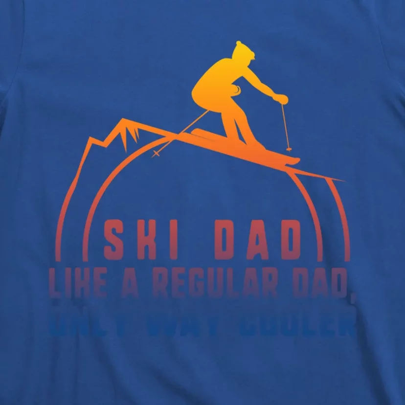 Ski Dad Skiing Daddy Papa Grandpa Cool Snowboarding Father Gift T-Shirt