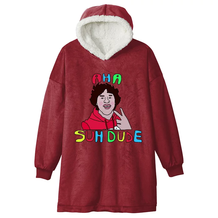 Suh Dude Hooded Wearable Blanket